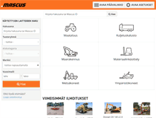Tablet Screenshot of mascus.fi