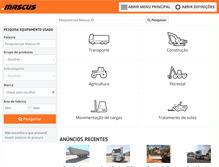 Tablet Screenshot of mascus.pt