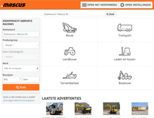 Tablet Screenshot of mascus.nl