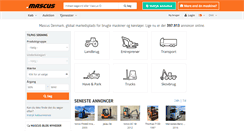 Desktop Screenshot of mascus.dk