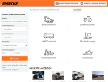 Tablet Screenshot of mascus.at