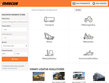 Tablet Screenshot of mascus.ee